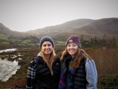 First stop: A beautiful (and muddy) view of the hills/mtns in the Ring of Kerry